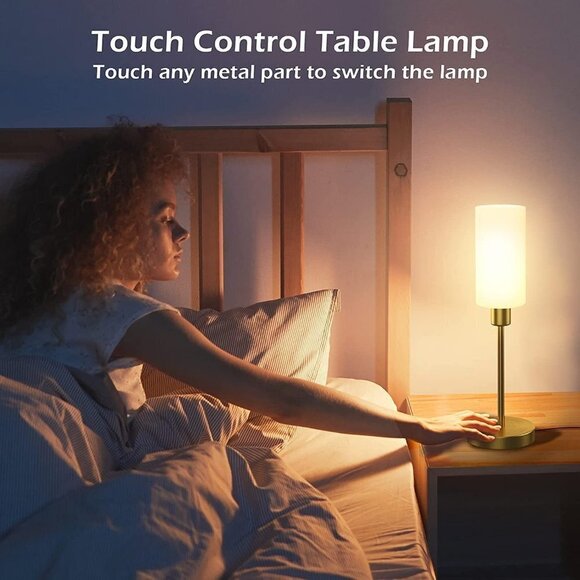 VINTAGE STYLE TOUCH CONTROL TABLE LAMP OFFICE LAMP NIGHTSTAND LAMP NWT - Picture 5 of 9